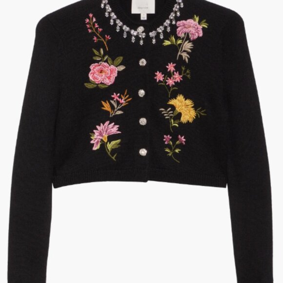 Cinq à Sept Isolde floral embroidered cardigan - SOLD OUT E-WHERE. New Condition - Picture 6 of 9